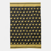 Valentinstag Verzerrte getilgte Herzen Geschirrtuch (Vertikal)