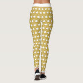 Valentinstag Verzerrte getilgte Herzen Leggings (Rückseite)