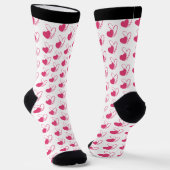 Valentinstag Verzerrte getilgte Herzen Socken (Gewinkelt)