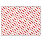 Valentinstag Verzerrte getilgte Herzen Tischdecke (Vorderseite (Horizontal))