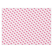 Valentinstag Verzerrte getilgte Herzen Tischdecke (Vorderseite (Horizontal))
