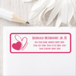 Valentinstag Verzerrte Kopfadresse