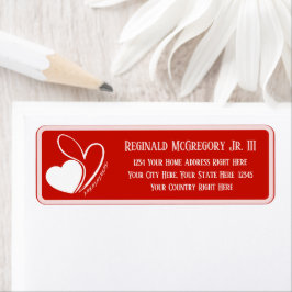 Valentinstag Verzerrte Kopfadresse