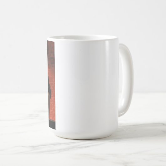 Valentinstag Vintag Retro-Paar Comic Kaffeetasse (VorderseiteRechts)