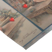 Valentinstag Vintag Tischdecke (Schrägansicht)