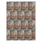 Valentinstag Vintag Tischdecke (Vorderseite)