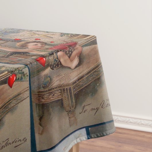 Valentinstag Vintag Tischdecke (Beispiel)