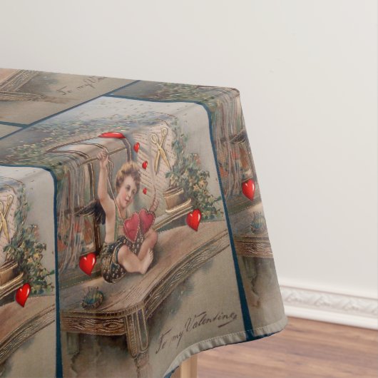 Valentinstag Vintag Tischdecke (Beispiel)