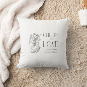 Valentinstag – Vintage Cherubs & Liebesbotschaft Kissen