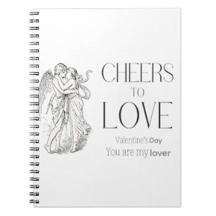 Valentinstag – Vintage Cherubs & Liebesbotschaft Notizblock