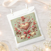 Valentinstag Vintages Herz Xoxo Geschenktütchen (Ausgeschnitten)