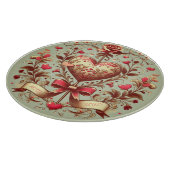 Valentinstag Vintages Herz Xoxo Schneidebrett (Ecke)