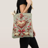 Valentinstag Vintages Herz Xoxo Tasche (Von Nahem)
