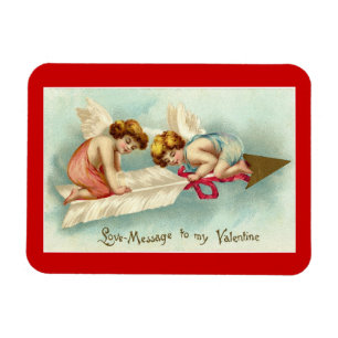 Valentinstag Vintages Magnet