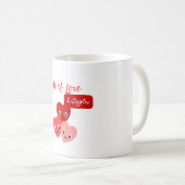 Valentinstag voller Liebe und Kichern Kaffeetasse (VorderseiteRechts)