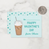 Valentinstag von Frappy - Mintkarte Mitteilungskarte (Vorderseite/Rückseite Beispiel)