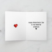 Valentinstag von Sasquatch Feiertagskarte (Innenseite)