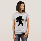 Valentinstag von Sasquatch T-Shirt (Vorne ganz)