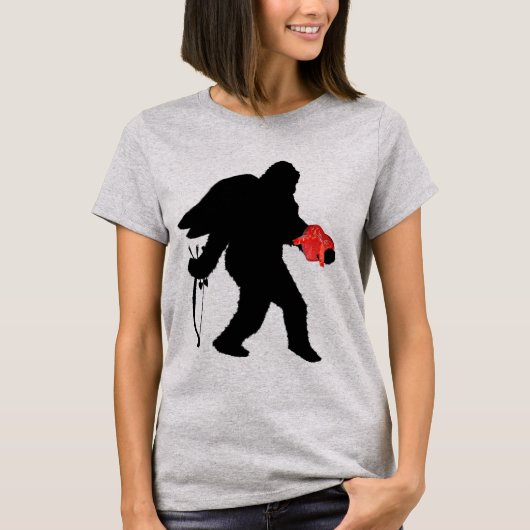 Valentinstag von Sasquatch T-Shirt (Vorderseite)