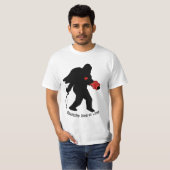 Valentinstag von Sasquatch T-Shirt (Vorne ganz)