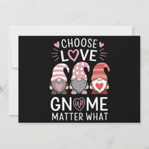 Valentinstag Wähle Liebe Gnom Sache Was  Feiertagskarte