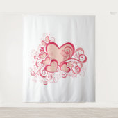 Valentinstag Wandteppich (Vorderseite)
