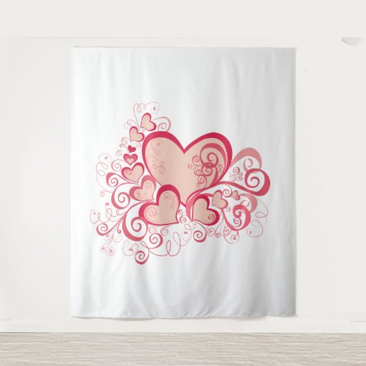 Valentinstag Wandteppich (Vorderseite)