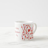 Valentinstag Wasserfarben-Design-23223 Espressotasse (Vorderseite Rechts)