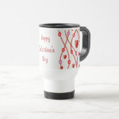 Valentinstag Wasserfarben-Design-23223 Reisebecher (VorderseiteRechts)