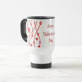 Valentinstag Wasserfarben-Design-23223 Reisebecher (Vorderseite Links)