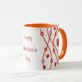 Valentinstag Wasserfarben-Design-23223 Tasse (VorderseiteRechts)