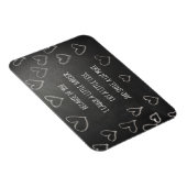 Valentinstag wegen deiner Tafel Magnet (Rechte Seite)