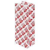 Valentinstag Weinbeutel Geschenktüte Für Weinflaschen (Rückseite Schrägansicht)