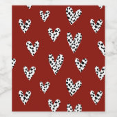 Valentinstag Weinetikett (Einzelnes Label)