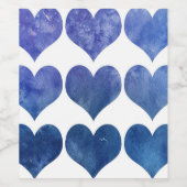 Valentinstag 💘 Weinlabels 🍷 Weinetikett (Einzelnes Label)