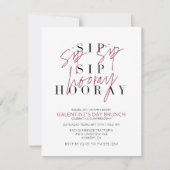 Valentinstag Weinverkostung Einladung (Vorderseite)