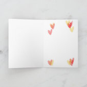 Valentinstag Weißrosen Feiertagskarte (Innenseite)
