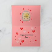 Valentinstag Welpe Liebe Feiertagskarte (Innenseite)