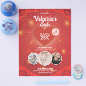 Valentinstag Werbeverkaufsfördernde Flyer (Einzeln)
