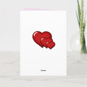 Valentinstag Westie Karte (Rückseite)