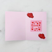 Valentinstag-Westie-Karte Feiertagskarte (Innenseite)