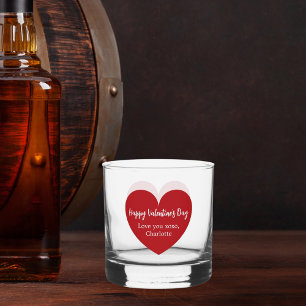 Valentinstag Whiskyglas