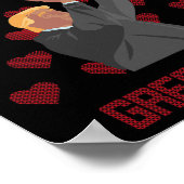 Valentinstag wieder großartig machen Funny Donald  Poster (Ecke)