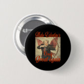 Valentinstag wieder großartig machen Funny Trump V Button (Vorne & Hinten)