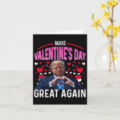 Valentinstag wieder großartig Trump Liebhaber Karte (Gelbe Blume)