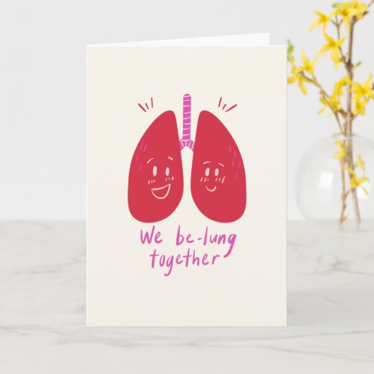 Valentinstag Wir sind zusammen Karte (Gelbe Blume)