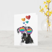 Valentinstag-Wirbel P Karte (Gelbe Blume)