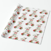Valentinstag Wrapping Paper Bird Vintag Geschenkpapier (Ungerollt)