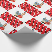 Valentinstag Wrapping Paper Duck Geschenkpapier (Ecke)