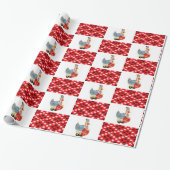 Valentinstag Wrapping Paper Duck Geschenkpapier (Ungerollt)